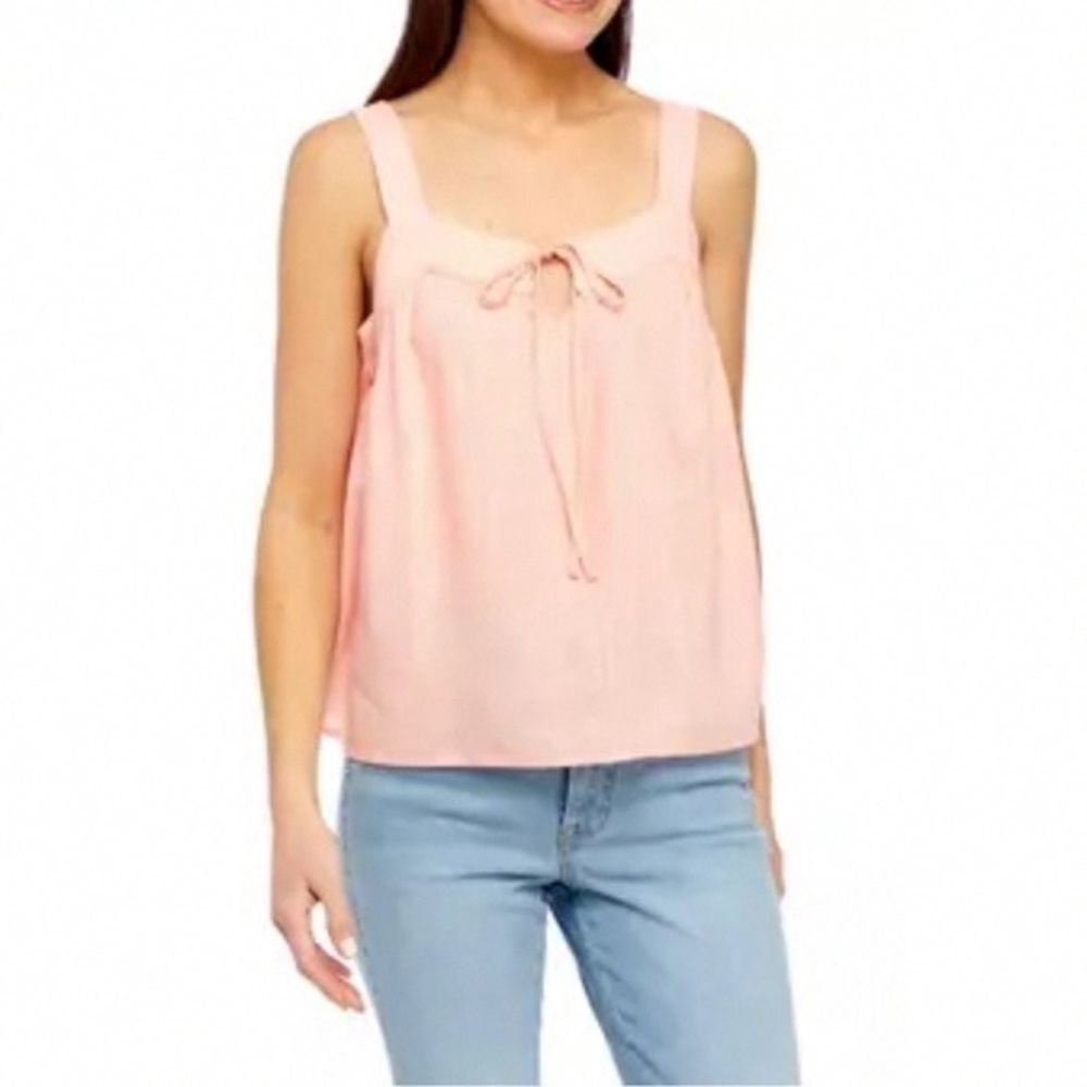 Women's Pink Sleeveless Top